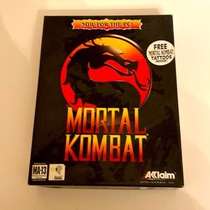 VTG 90’s Rare IBM Mortal Kombat 3 Disc PC Video Game In Box 1992